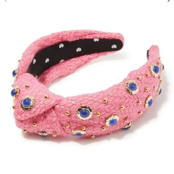 Lele Sadoughi Accessories - Lele Sadoughi Dahlia Eva Cabochon Knotted Headband